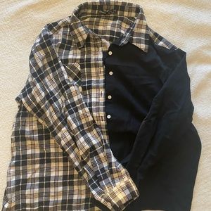Size large showing flannel